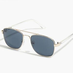 J crew mens Square-frame aviator sunglasses
